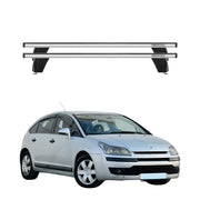 Menabo Dachträger Grundtäger für Citroen C4 2004-2010 75kg Alu Silber 2 tlg