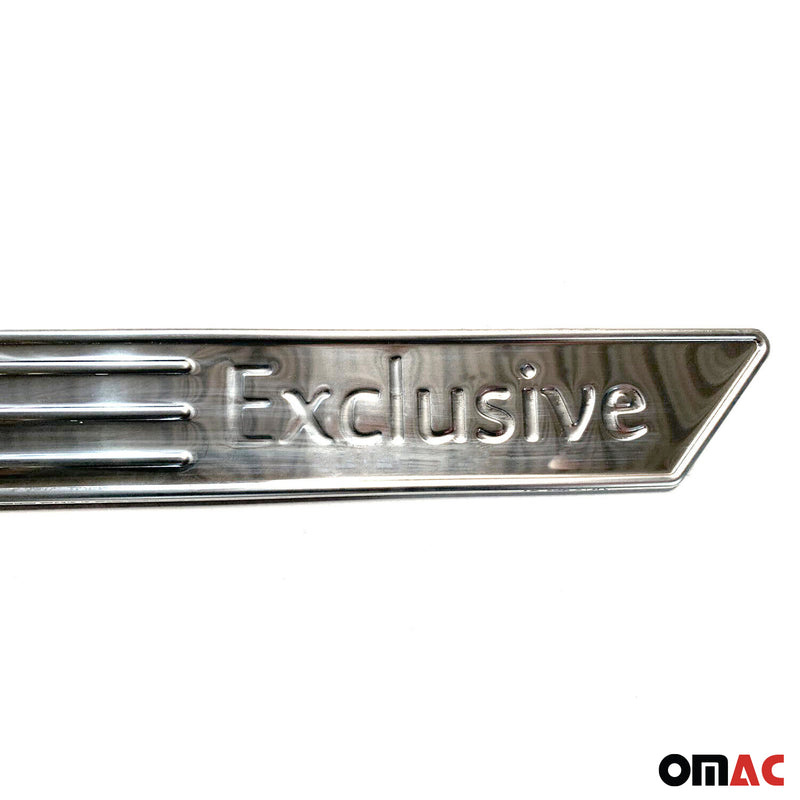 Exclusive Chrom Einstiegsleisten Türschutzleiste Türrahmen Schutz Edelstahl 4x