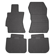 OMAC Gummi Fußmatten für Subaru Forester III 2008-2013 Schwarz Automatten 4 tlg