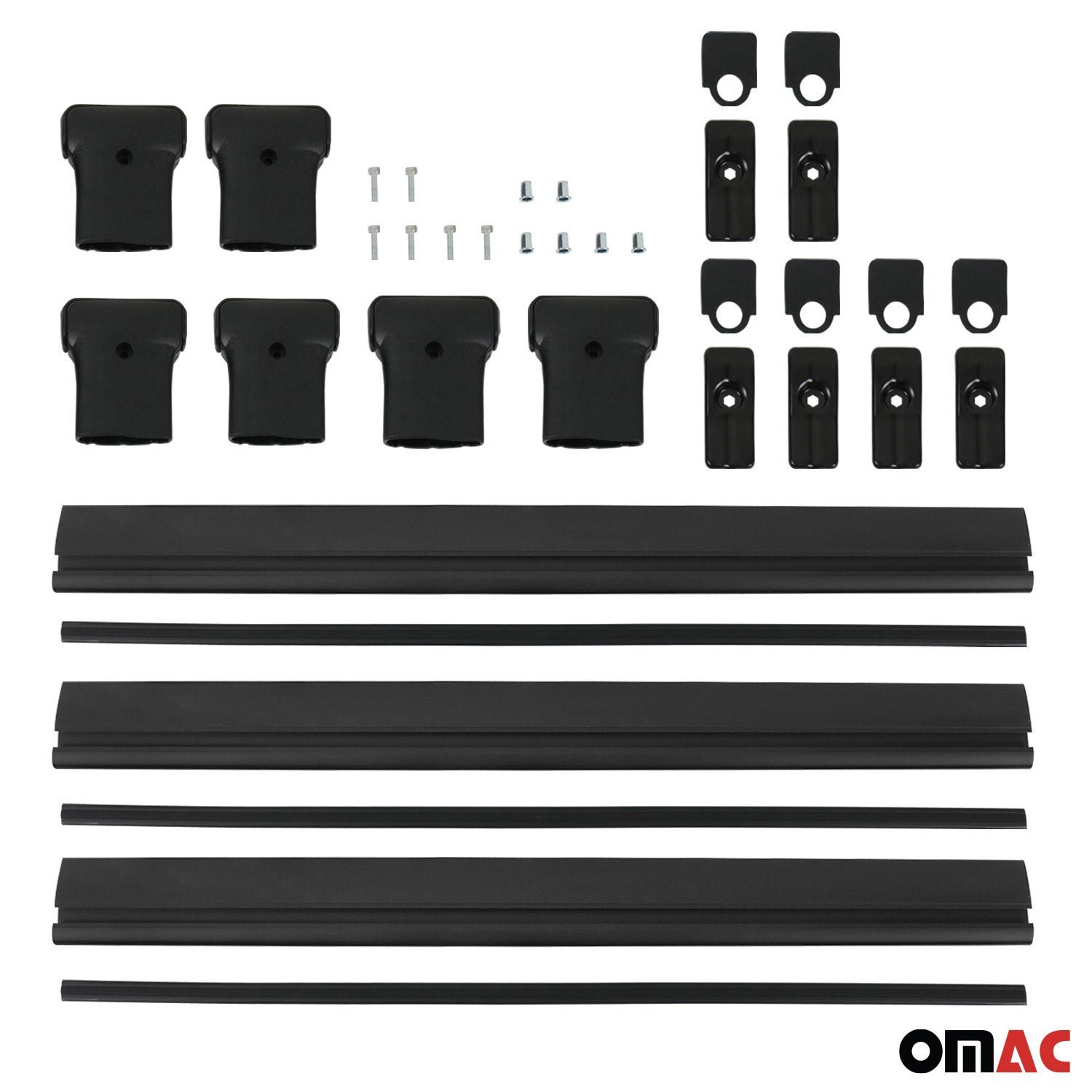 Dachträger für Mercedes Viano Vito W638 W639 W447 2003-2026 75kg Alu Schwarz 3 x