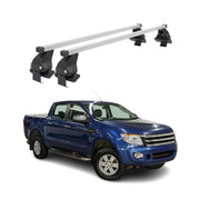 Menabo Dachträger Grundtäger für Ford Ranger 2011-2015 50kg Stahl Silber 2 tlg