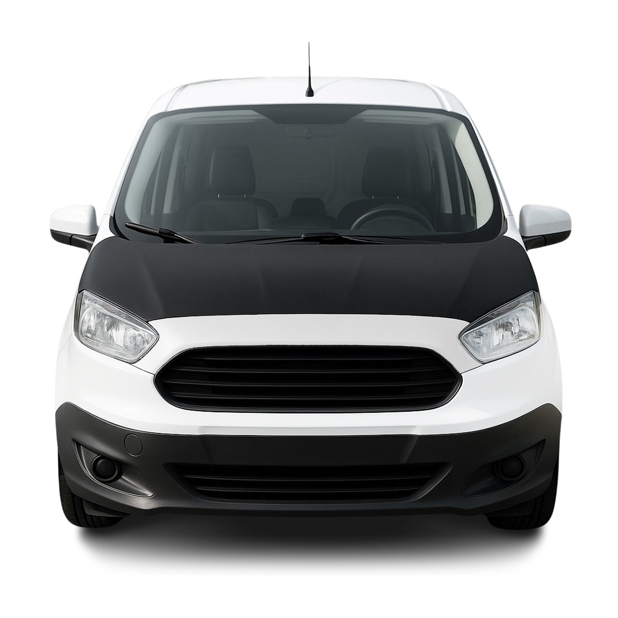 Haubenbra Bonnet Bra Steinschlagschutz für Ford Transit Courier 2014-24 Schwarz