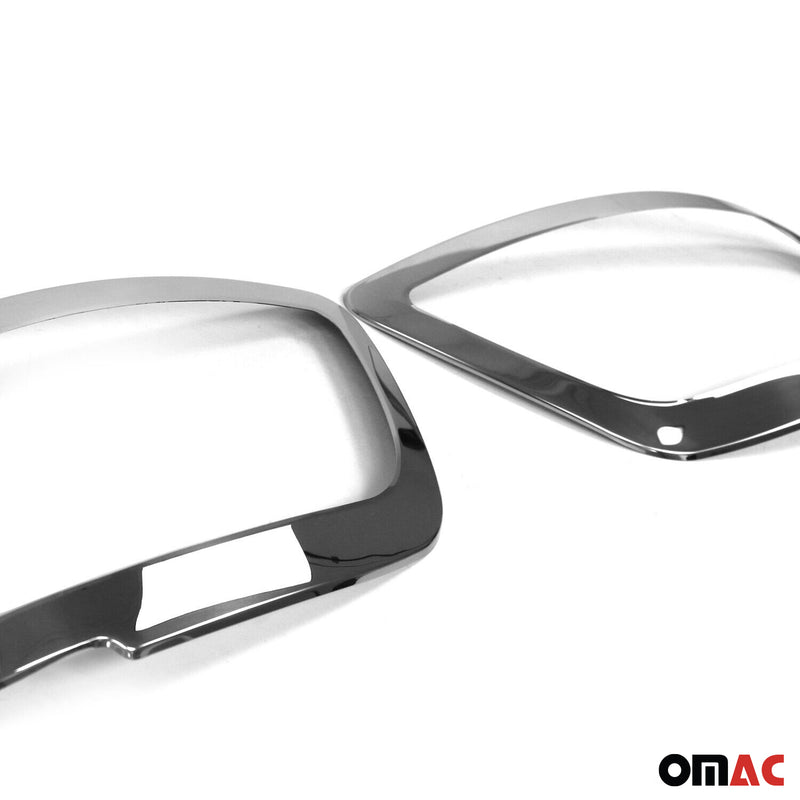 Scheinwerfer Leisten Scheinwerferblende für VW Caddy 2003-2010 Edelstahl 2tlg