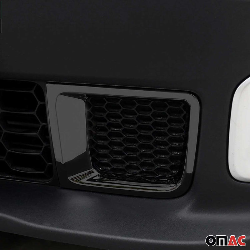 Kühlergrill Leisten Grillleisten für Jeep Renegade 2015-2019 Chrom ABS Dunkel 2x