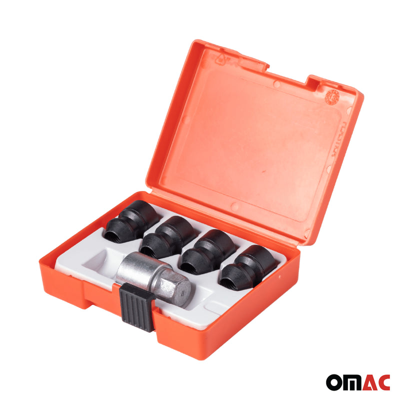 Radschloss Satz für Hyundai Santa Fe ab 2011 Felgenschloss Schwarz 4tlg M12X1.5