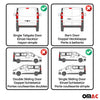 Vorhänge MAß Gardinen für Ford Transit Custom 2012-2024 Mittel Radstand Grau 10x