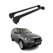 Dachträger Gepäckträger für BMW X5 E70 2006-2013 ABE Grundträger Alu Schwarz