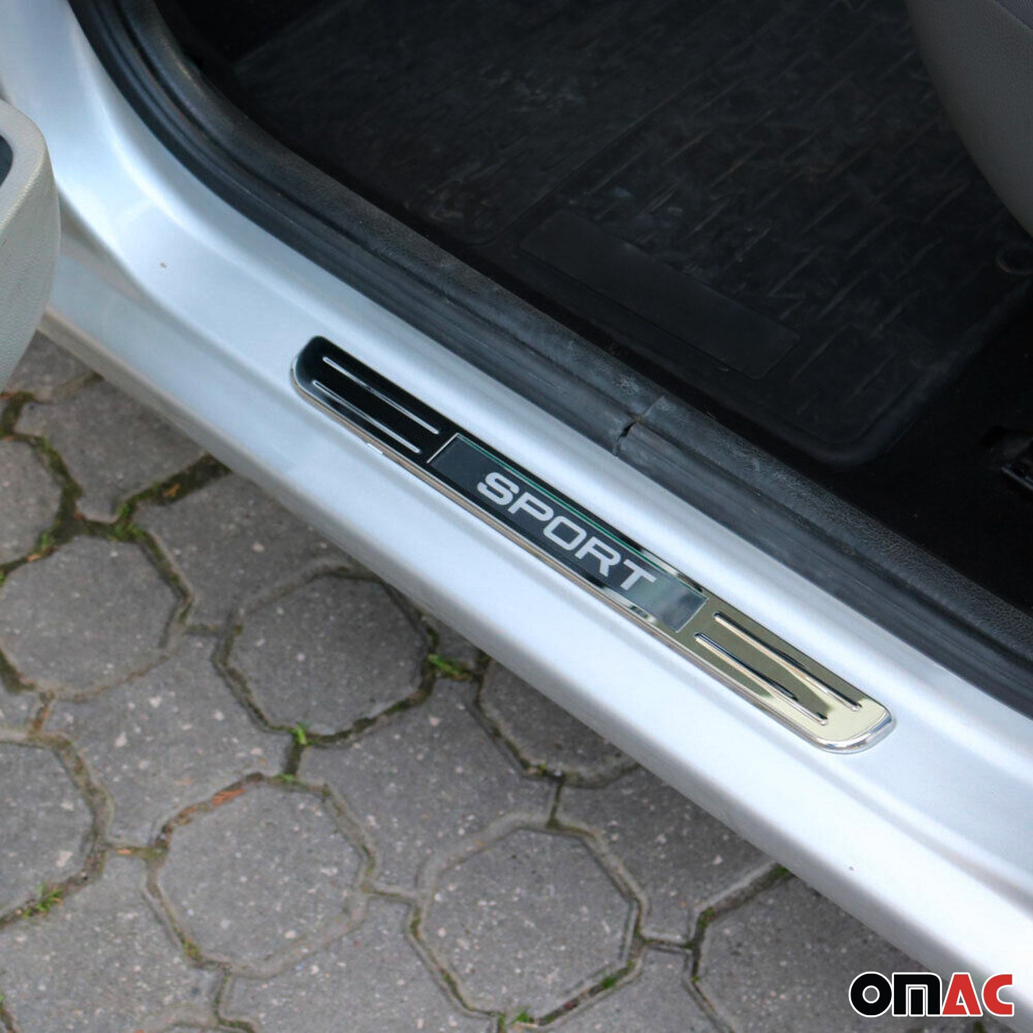 Einstiegsleisten Türschweller Sport für VW Polo 2001-2026 Edelstahl Chrom 4tlg