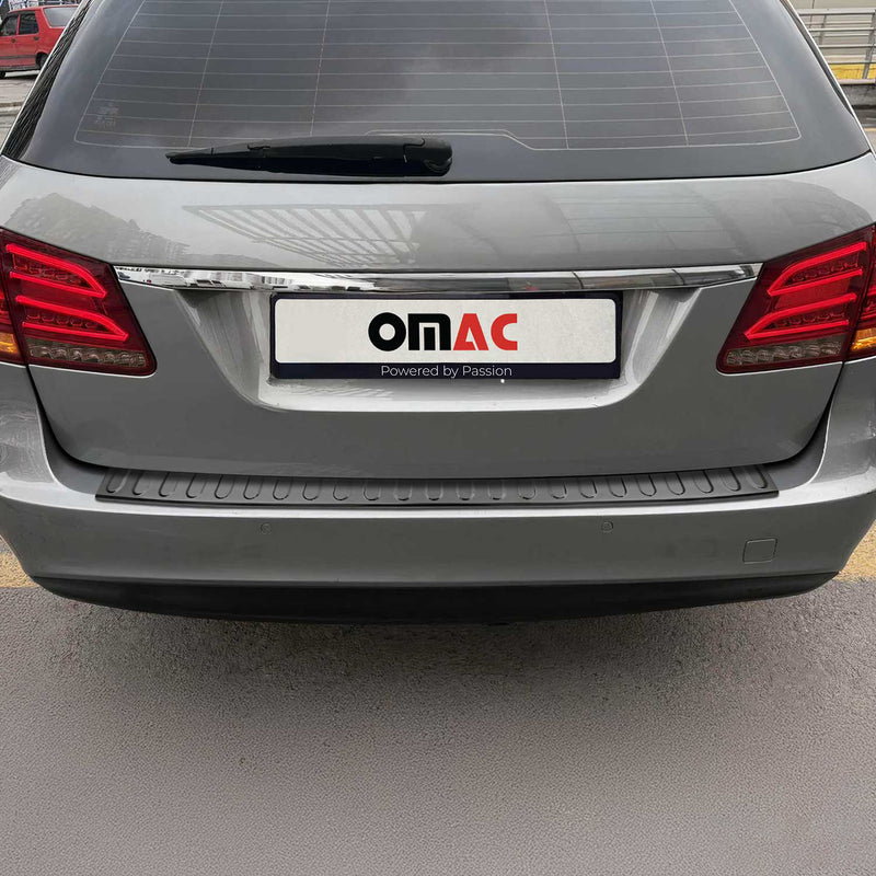 Ladekantenschutz Stoßstange für Mercedes E Klasse S212 2009-2013 Chrom Dunkel