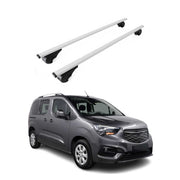Dachträger Grundträger für Opel Combo E 2019-2026 Stahl Silber 2tlg