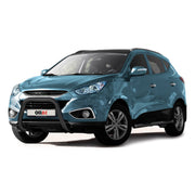 Edelstahl Frontschutzbügel Rammschutz für Hyundai IX35 2010-2015 Schwarz mit ABE