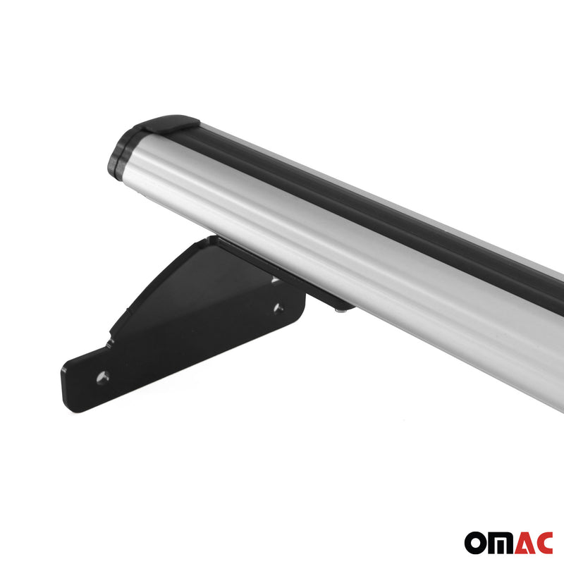 Dachträger Grundtäger für Jeep Compass 2017-2025 75kg Aluminium Silber 2x