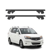 Dachträger Grundtäger für Ssangyong Rodius I 2004-2012 Alu 90kg TÜV Schwarz 2tlg