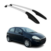 Aluminium Dachreling Relingträger für Fiat Grande Punto 2005-2009 Silber 2x