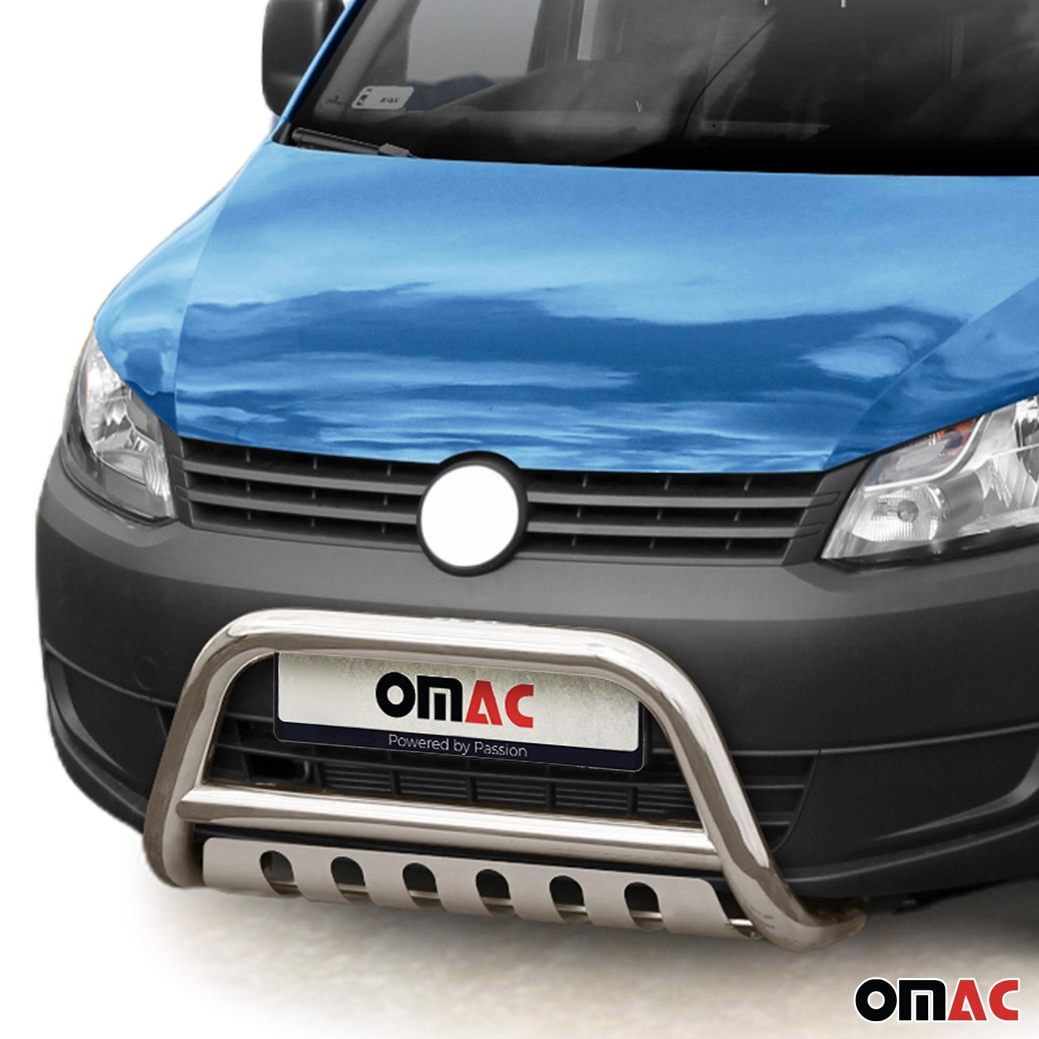 Frontbügel Frontschutzbügel für VW Caddy 2010-2018 mit ABE Edelstahl Silber
