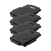 Möbel-Transportroller 150 kg Möbelroller Transportfahrwerk Trittbrett 4tlg