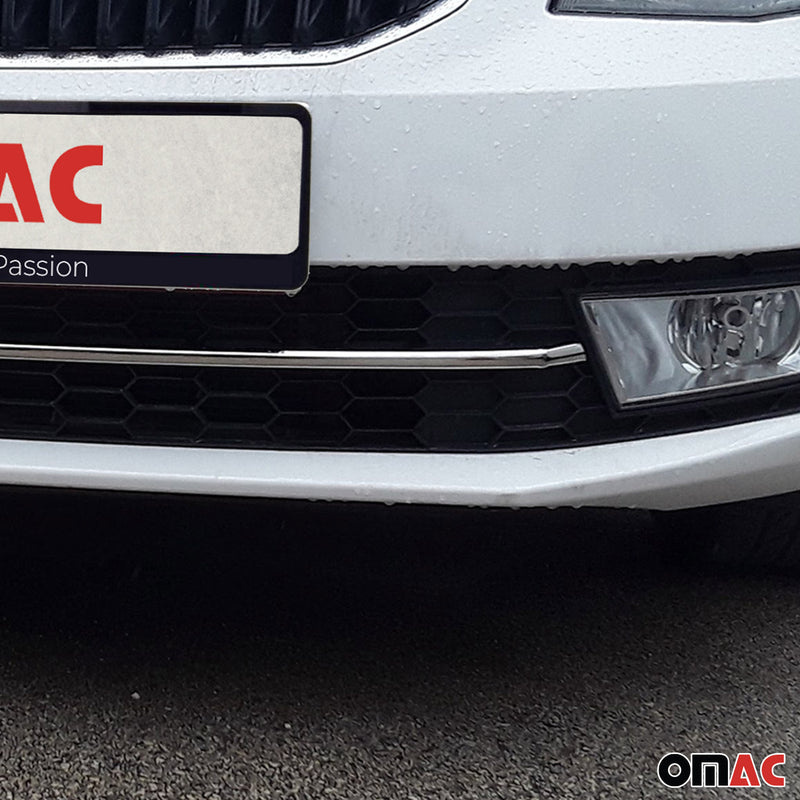 2013-2019 Skoda Octavia 3 Grillleiste Kühlergrill Frontgrill Edelstahl Chrom