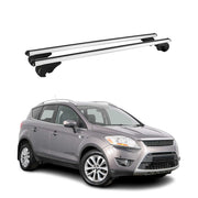 Dachträger Grundtäger für Ford Kuga I 2008-2012 75kg Aluminium Silber 2tlg