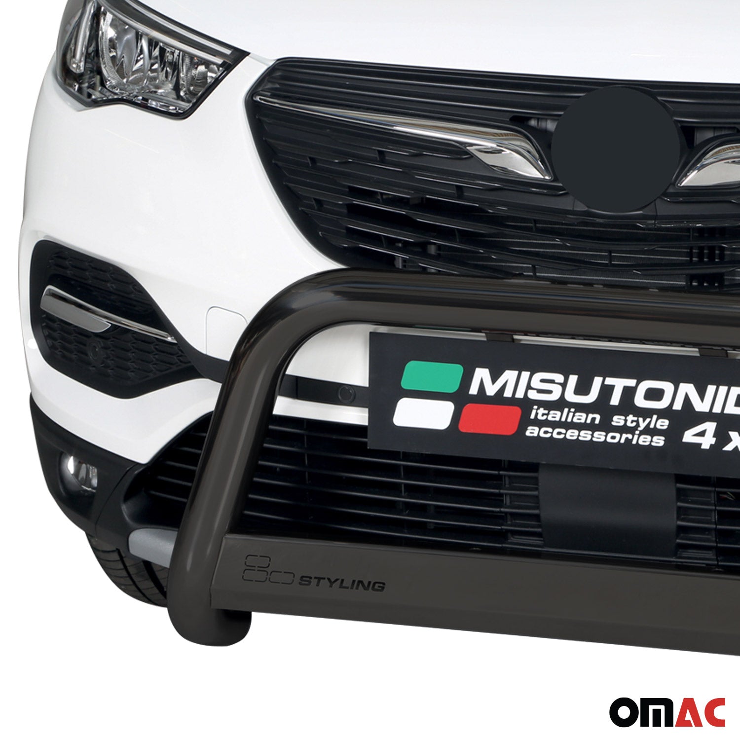 Frontbügel Frontschutzbügel für Opel Grandland X 2017-2024 ø63mm Stahl Schwarz