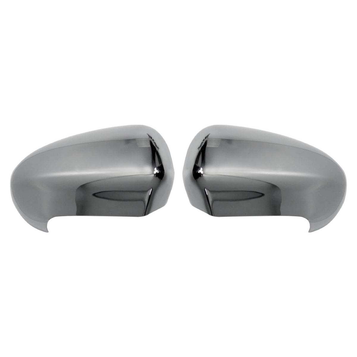 Spiegelkappen Spiegelabdeckung für Nissan Qashqai +2 2008-2014 Chrom ABS Silber