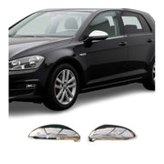 Spiegelkappen Spiegelabdeckung für VW Touran 5T1 2015-2026 Edelstahl Chrom 2tlg