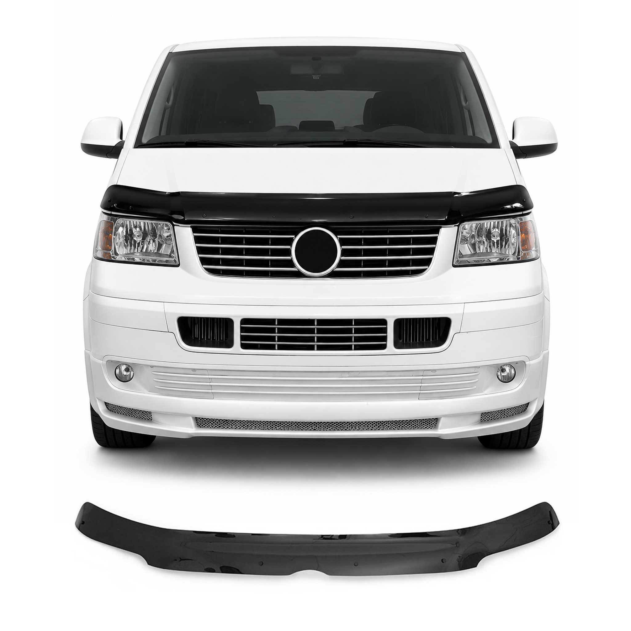 Motorhaube Deflektor Insekten Steinschlagschutz für VW T5 2003-2009