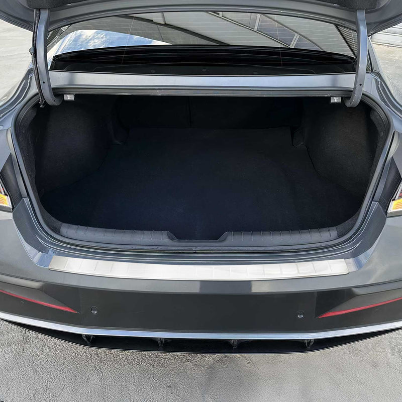 Ladekantenschutz Stoßstangenschutz für Hyundai Elantra 2019-2020 Chrom Gebürstet