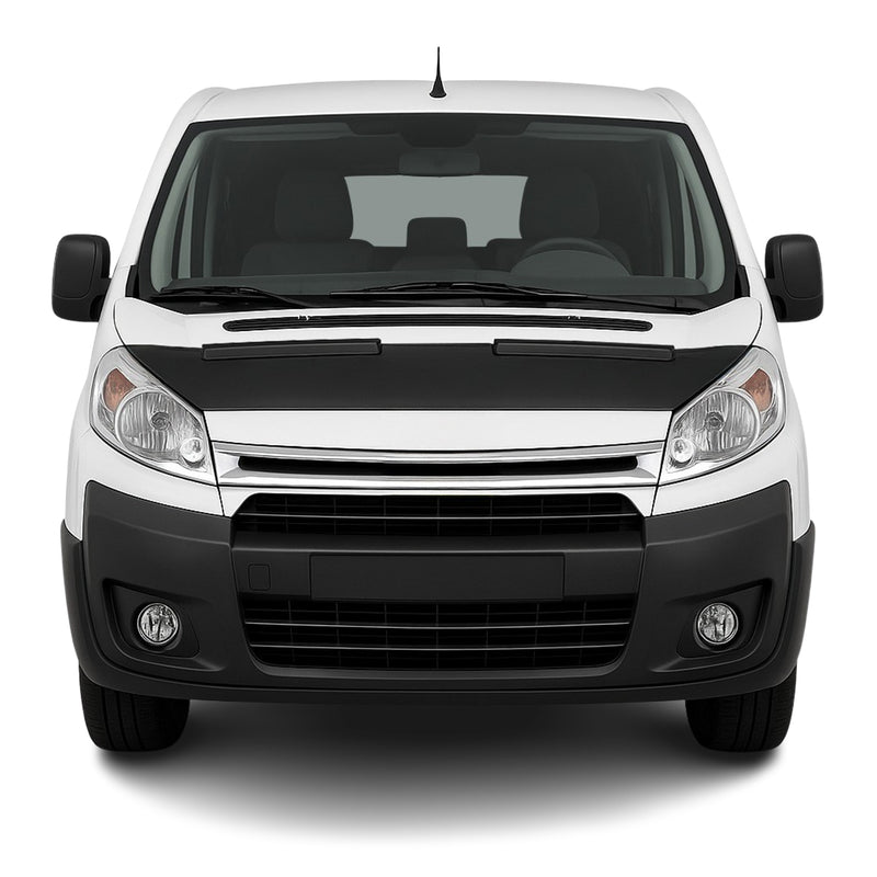 Haubenbra Steinschlagschutz Bonnet Bra für Citroen Jumpy 2007-2017 Schwarz Halb