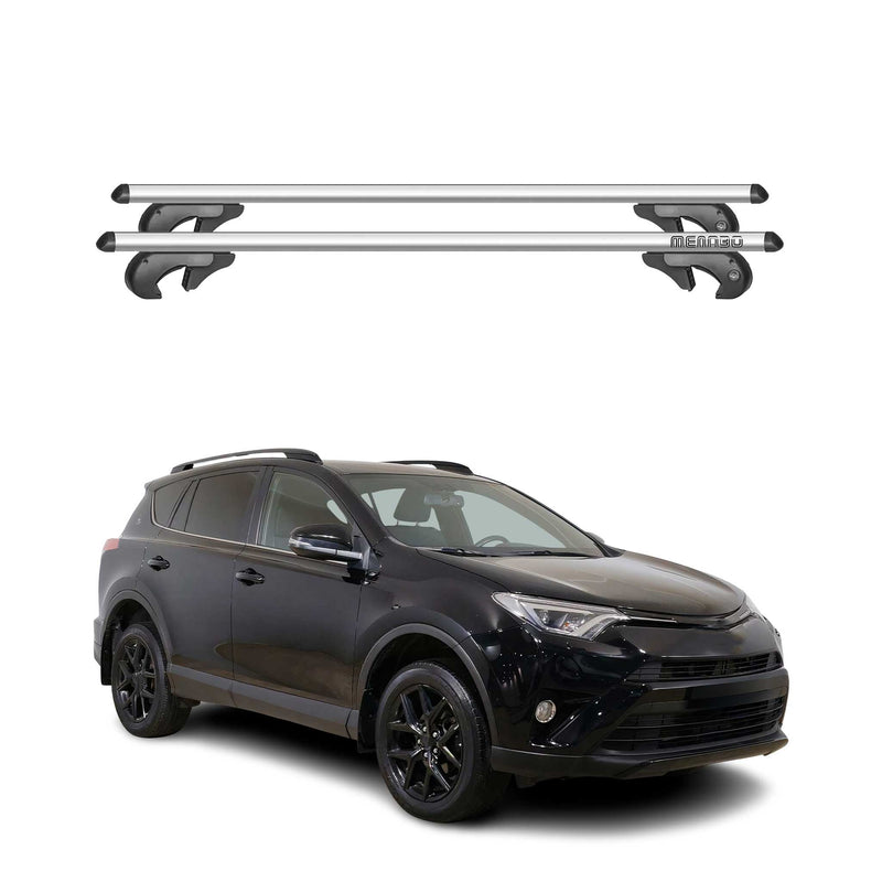 Menabo Dachträger Grundtäger für Toyota RAV4 XA50 2018-2025 90kg Alu Silber 2x