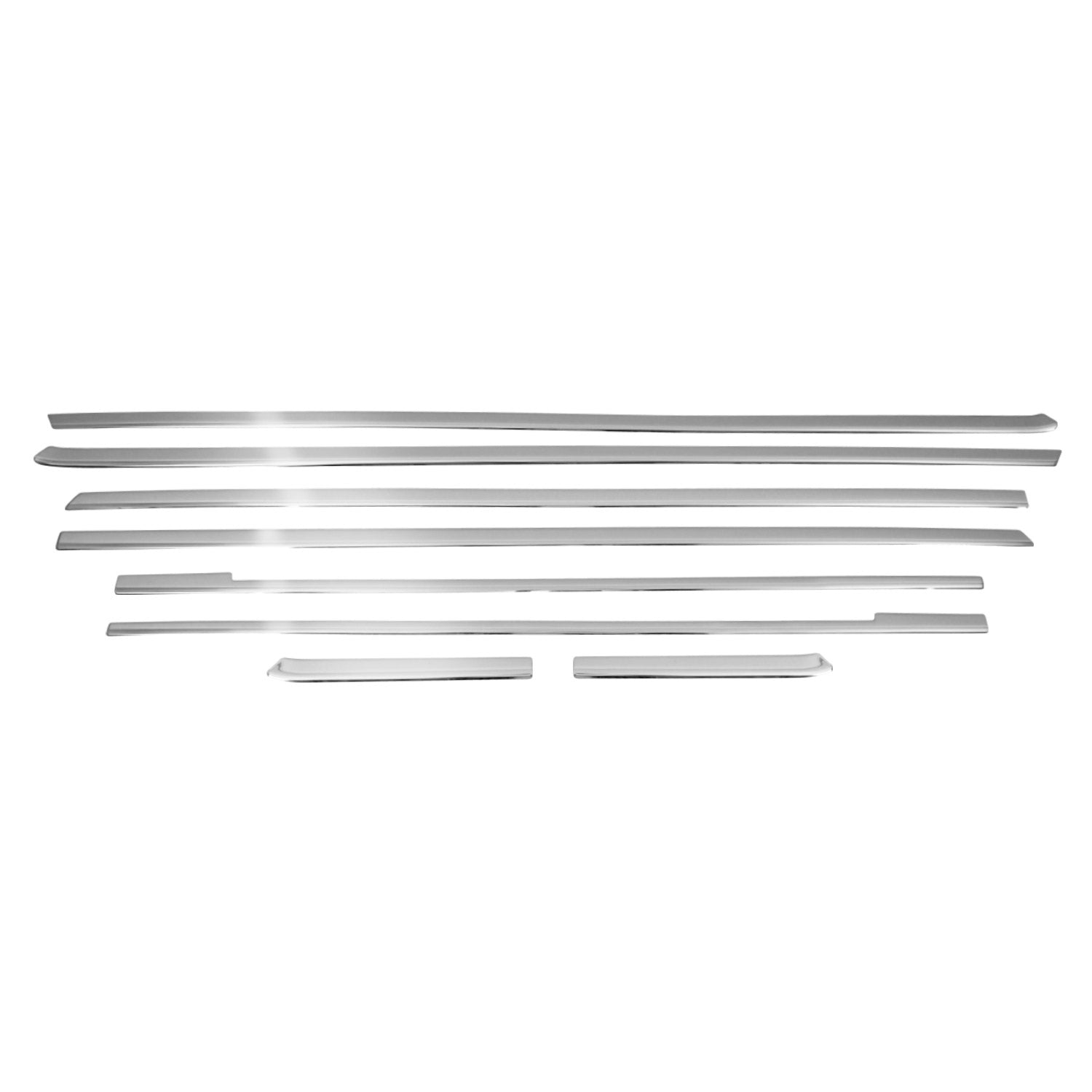 Fensterleisten Zierleisten für Mercedes Vito W447 2014-2026 Edelstahl Chrom 8tlg