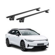 Dachträger Grundtäger für VW ID.7 2024-2026 100kg Aluminium Schwarz 2 tlg ABE