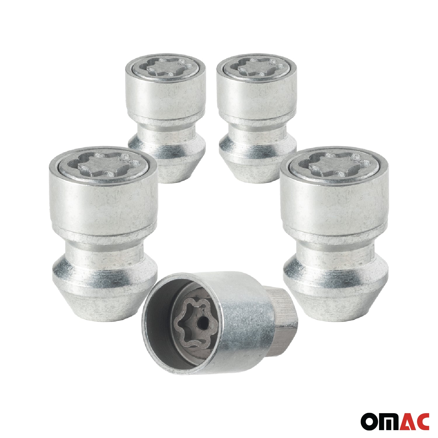 Radschloss Radschrauben Satz für Dodge Viper ab 2002 Felgenschloss Silber 4tlg