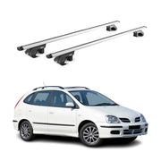 Dachträger Grundtäger für Nissan Almera Kombi 2000-2006 5tür 90kg Alu ABE Silber