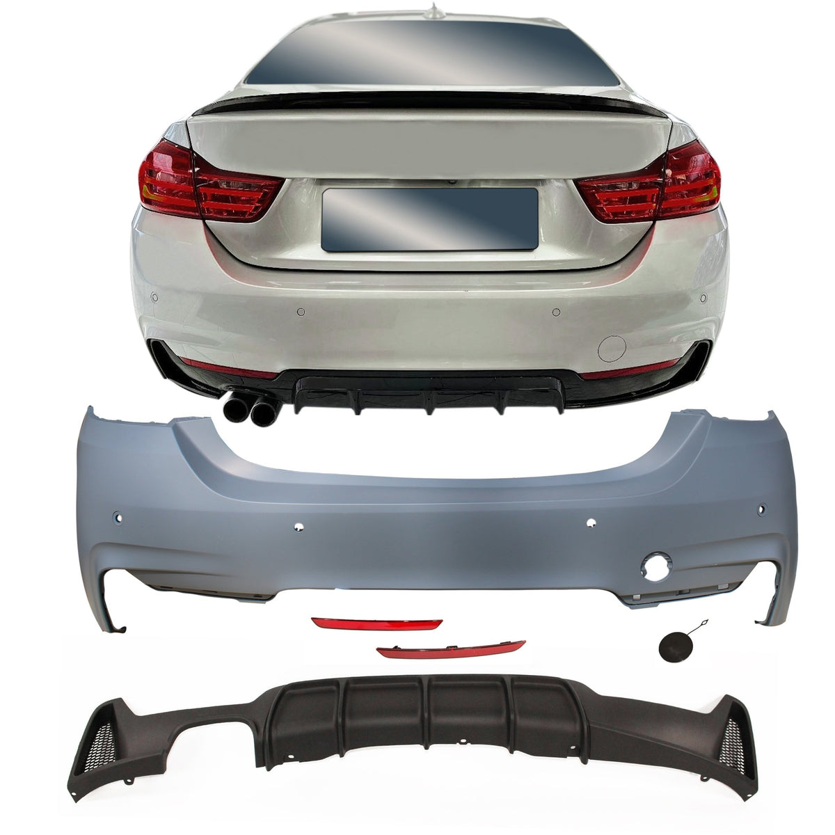 JOM Stoßstangen Kit & Seitenschweller für BMW F32 4er 2013-2017 Sport-Design