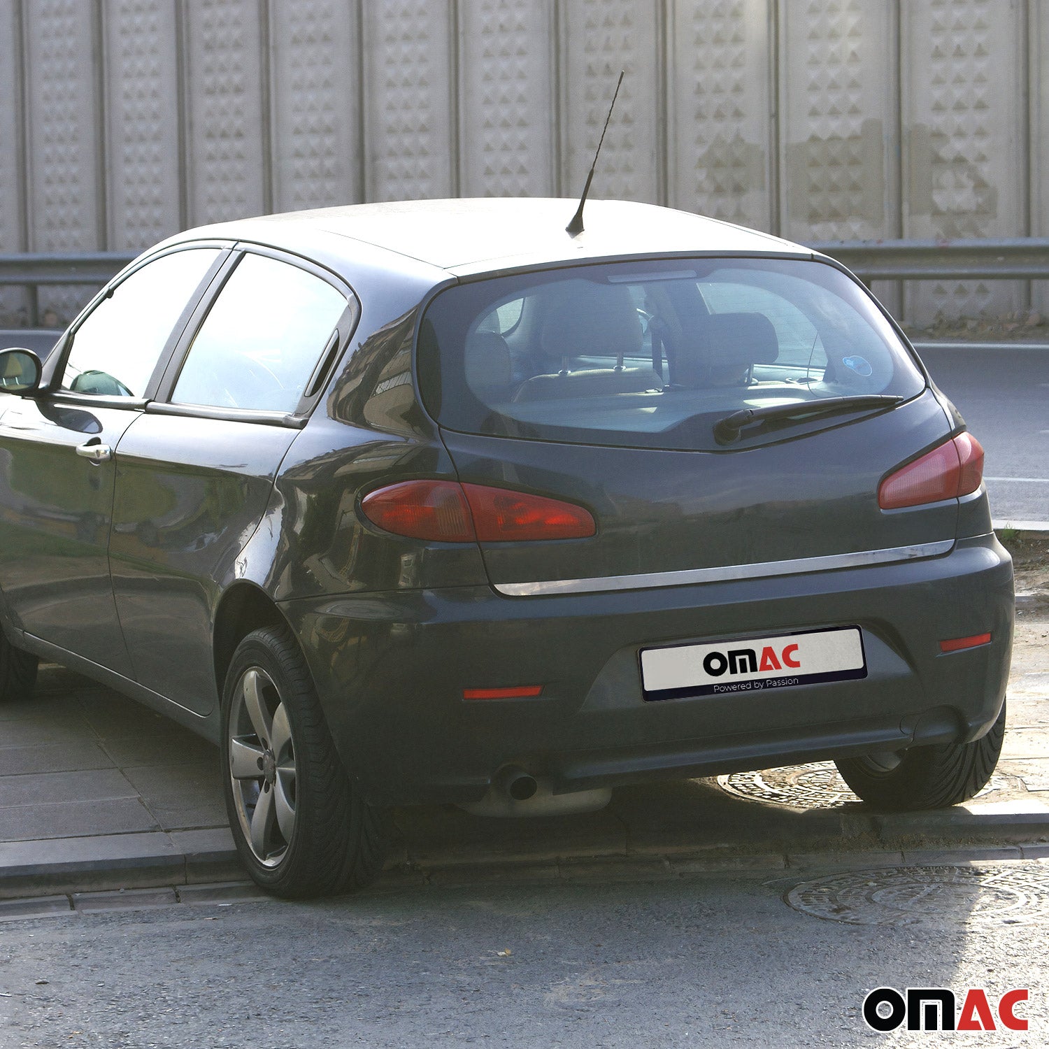 Kofferraumleiste Heckleiste für Alfa Romeo 147 2000-2010 Untere Edelstahl Chrom