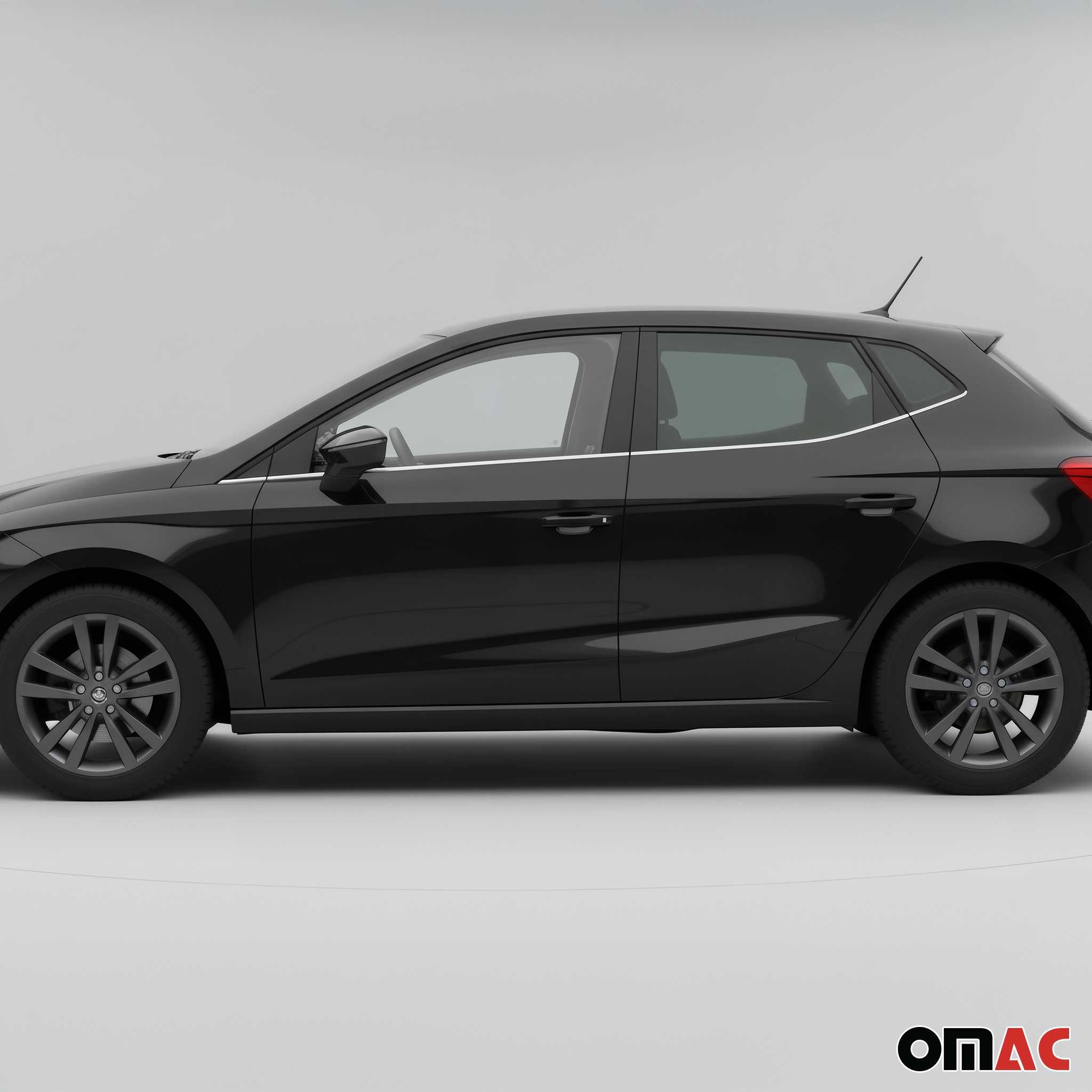 Fensterleisten Zierleisten für Seat Ibiza 2017-2026 Schrägheck 5tür Chrom 8tlg