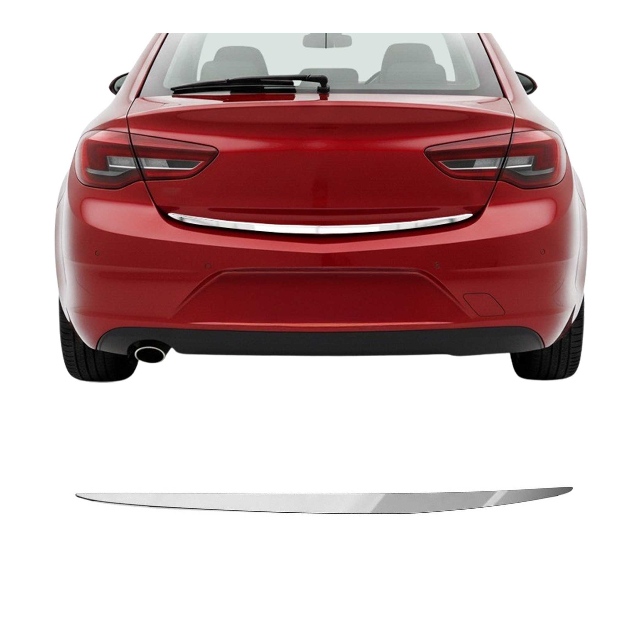 Kofferraumleiste Heckleiste für Opel Insignia B 2017-2022 Edelstahl Chrom