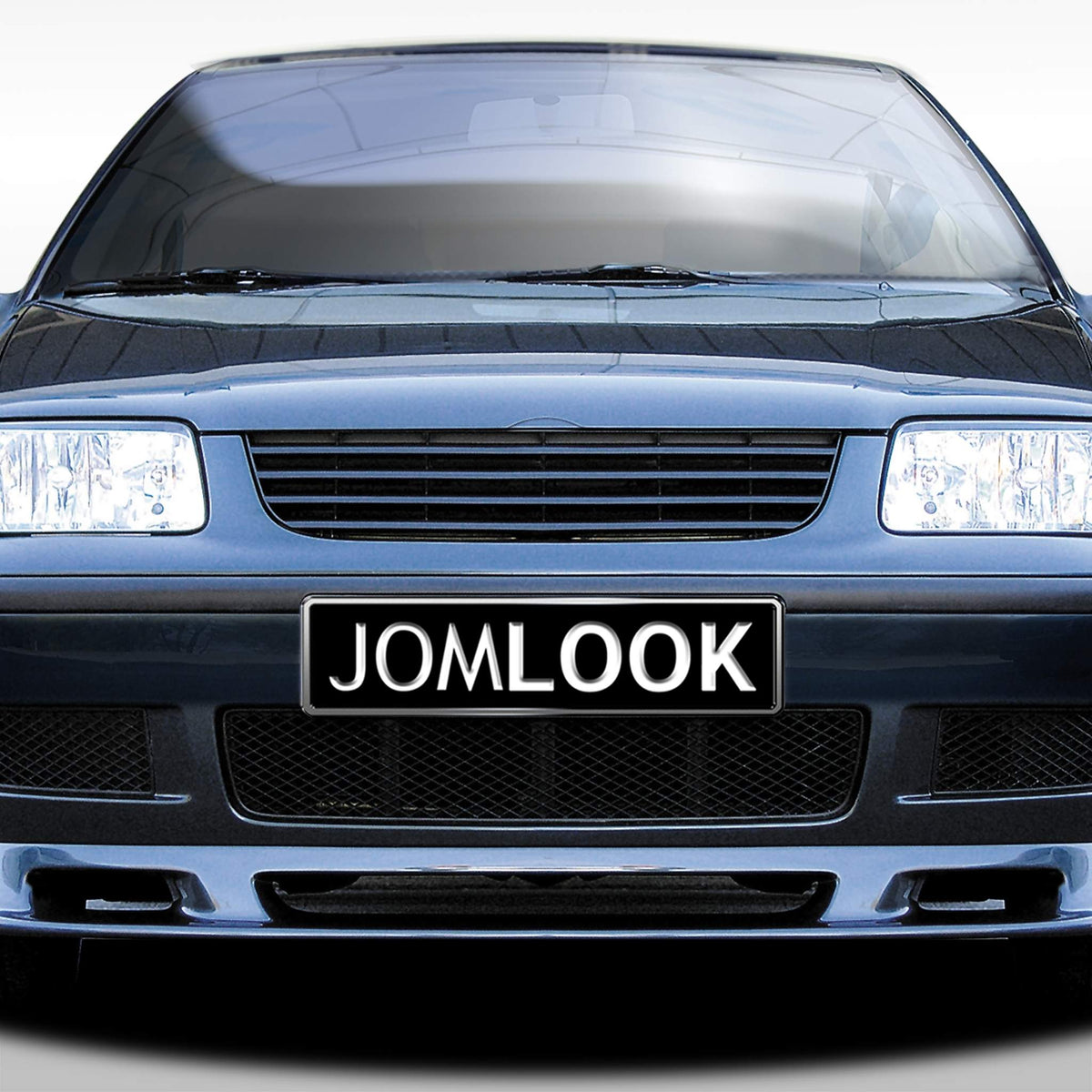JOM Kühlergrill Kühlergitter für VW Polo 4 (6N2) ab 1999- Schwarz ohne Emblem