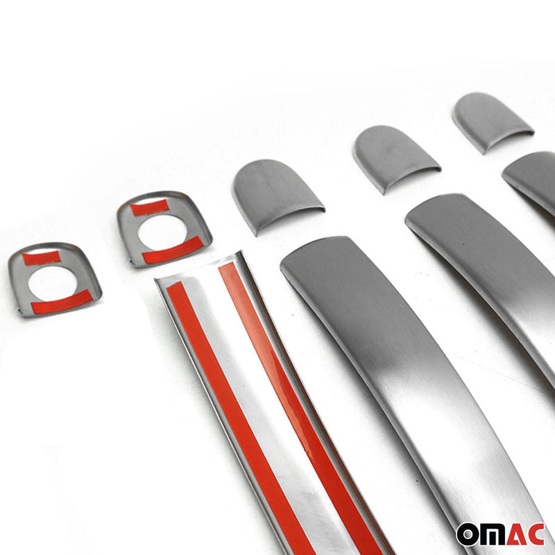 Türgriff Blende Türgriff Chrom für VW Up 2011-2025 Gebürstet Silber 8x