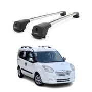 Dachträger Grundträger für Opel Combo D 2012-2018 Aluminium 75kg Grau 2tlg