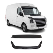 Sonnenblende Motorhaube Deflektor Set für VW Crafter 2006-2012 Acryl Dunkel 2tlg
