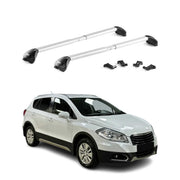Dachträger Grundtäger für Suzuki SX4 S-Cross mk2 2013-2021 100kg Grau Alu 2x ABE