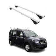 Dachträger Grundtäger für Mercedes Citan W415 2012-2021 75kg Metall Silber 2 tlg