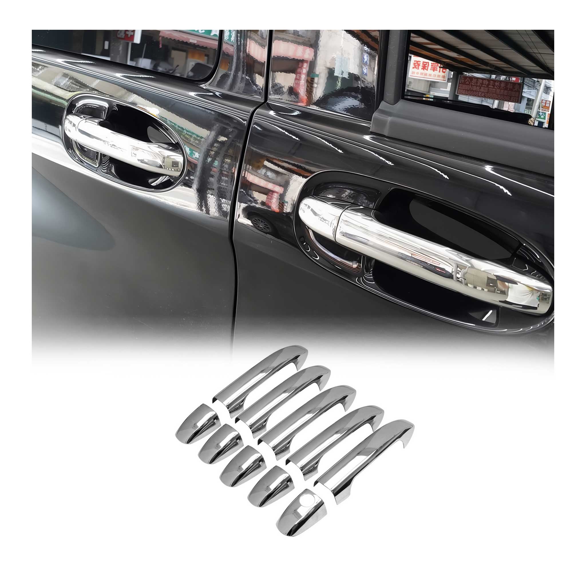Chrom Türgriff Blende für Mercedes Vito W447 2014-2019 5-Tür Edelstahl 10tlg