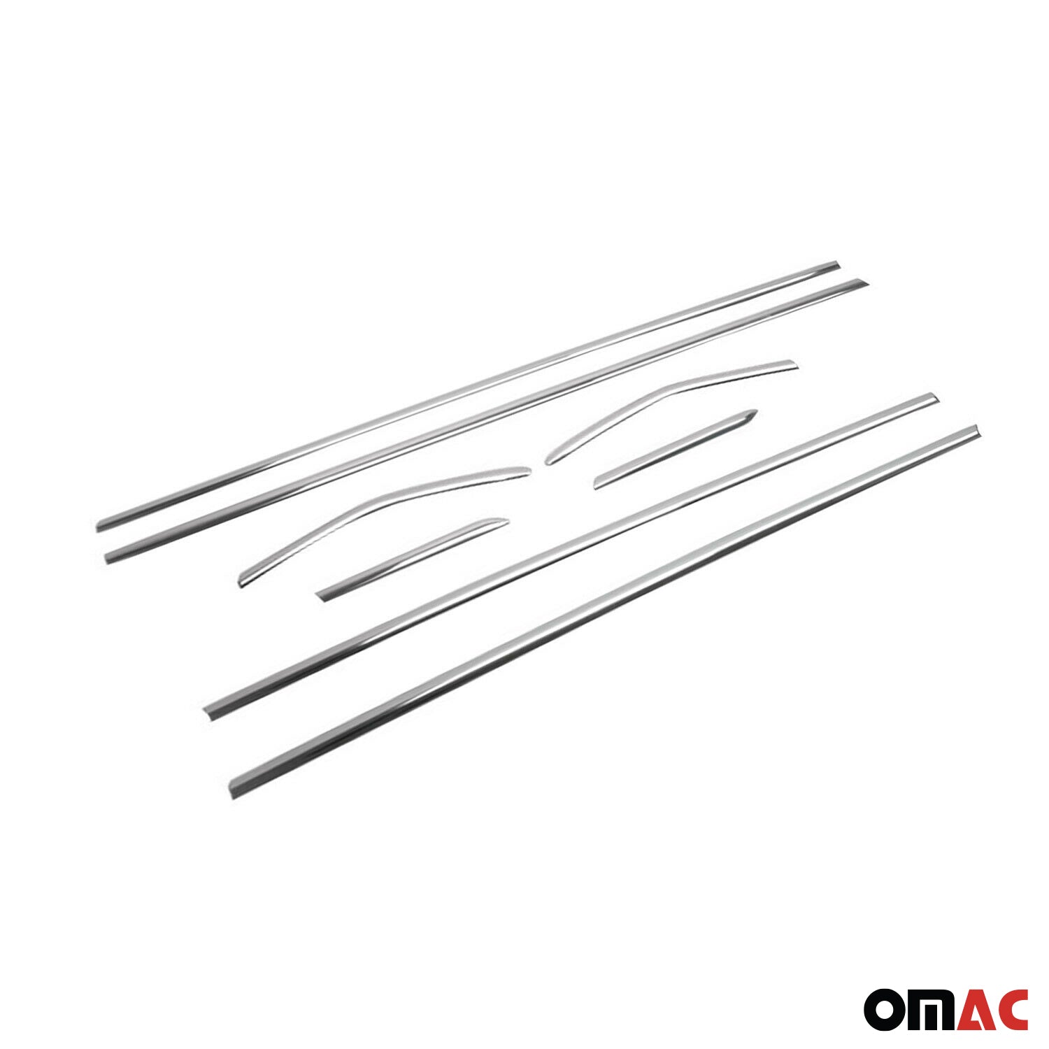 Fensterleisten Zierleisten für Ford Focus mk3 Schrägheck C346 2011-18 Chrom 8tlg