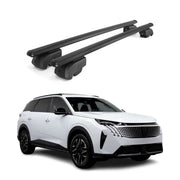 Dachträger Grundträger für Peugeot 5008 III 2024-2026 Aluminium Schwarz 2tlg