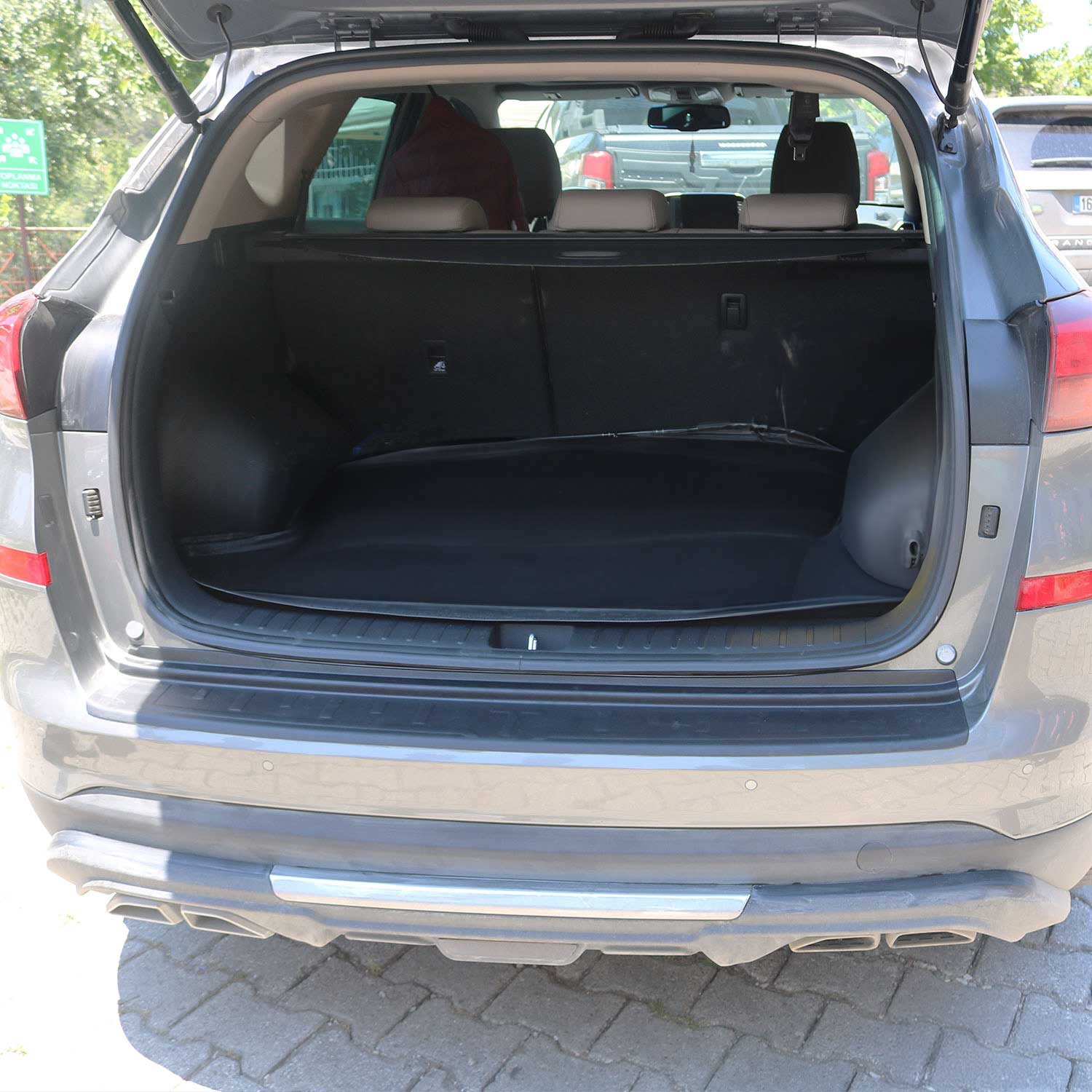 Ladekantenschutz für Hyundai Tucson III 2019-2021 Facelift Acryl matt schwarz