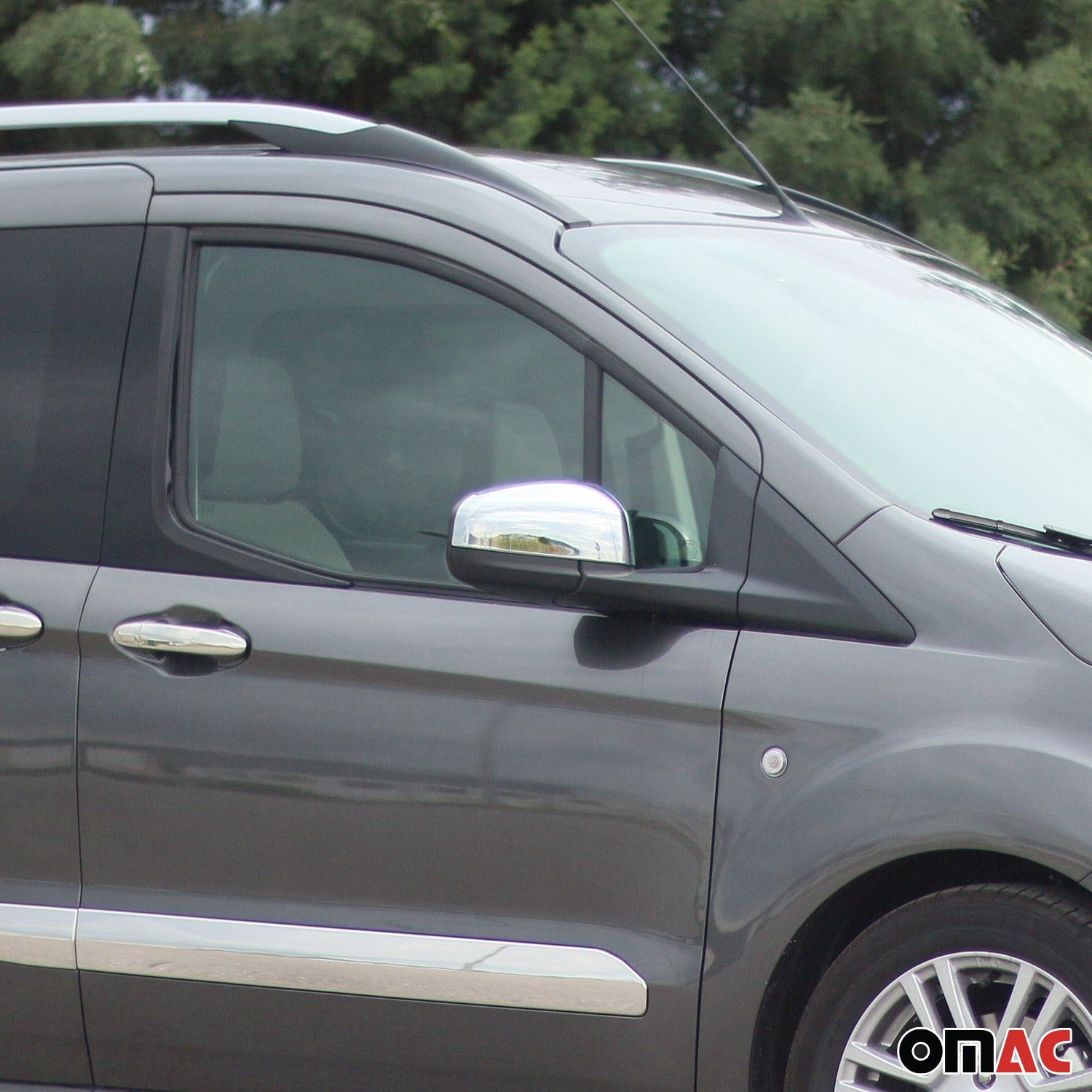 Spiegelabdeckung für Ford Transit/Tourneo Courier I PRE-FL 2014-2018 Chrom ABS