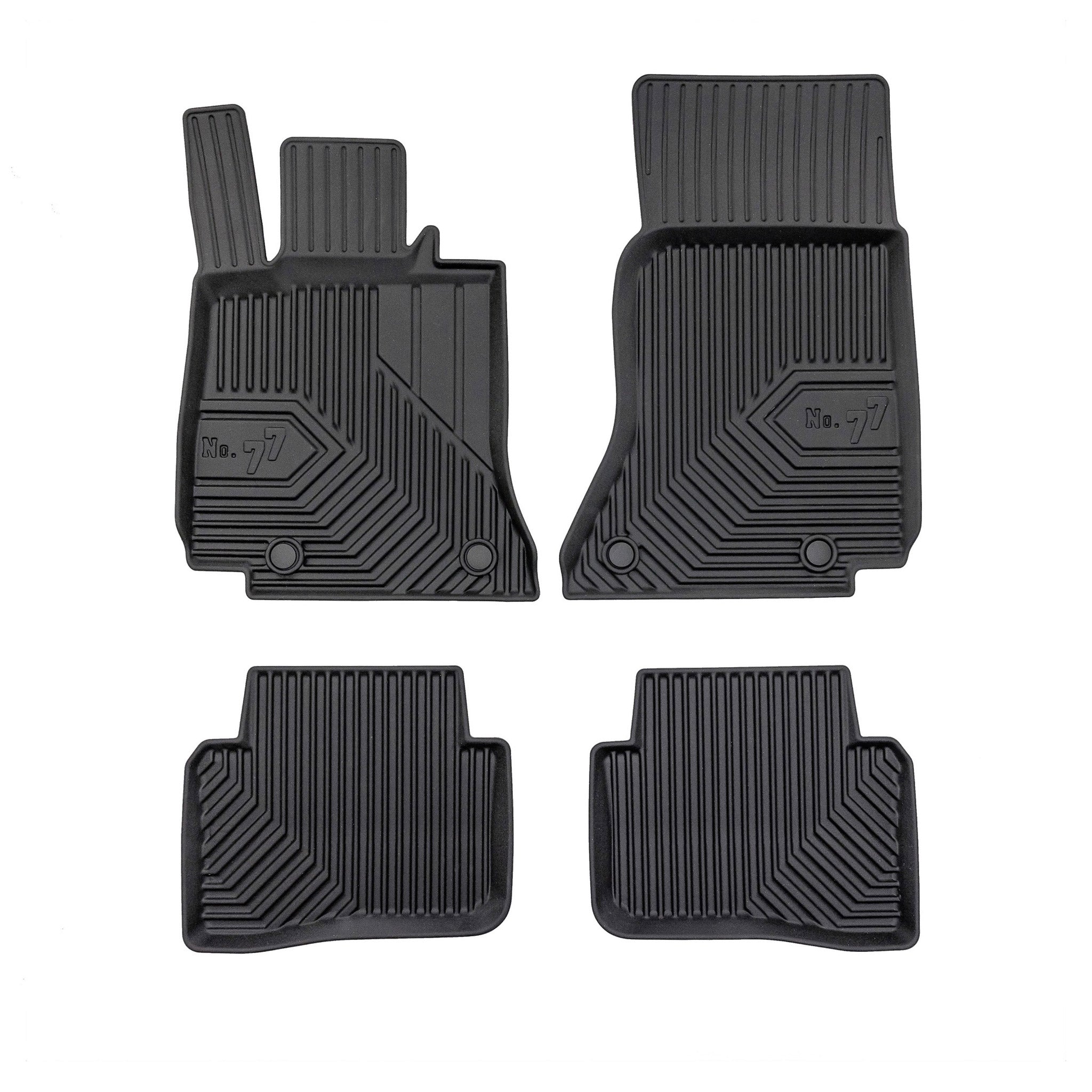 Fußmatten für Mercedes-Benz C-Klasse S206 W206 2021-2026 TPE Schwarz 4 teile