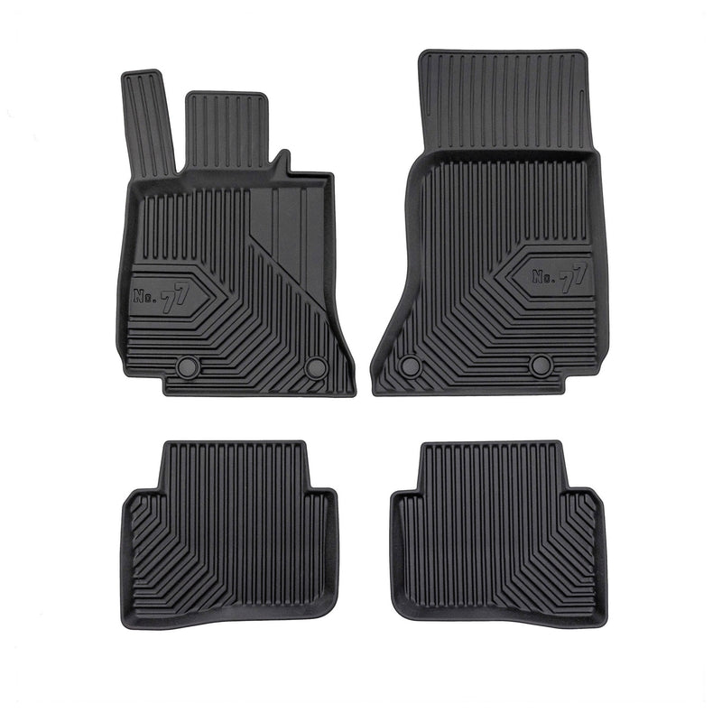 Fußmatten für Mercedes-Benz C-Klasse S206 W206 2021-2025 TPE Schwarz 4 teile